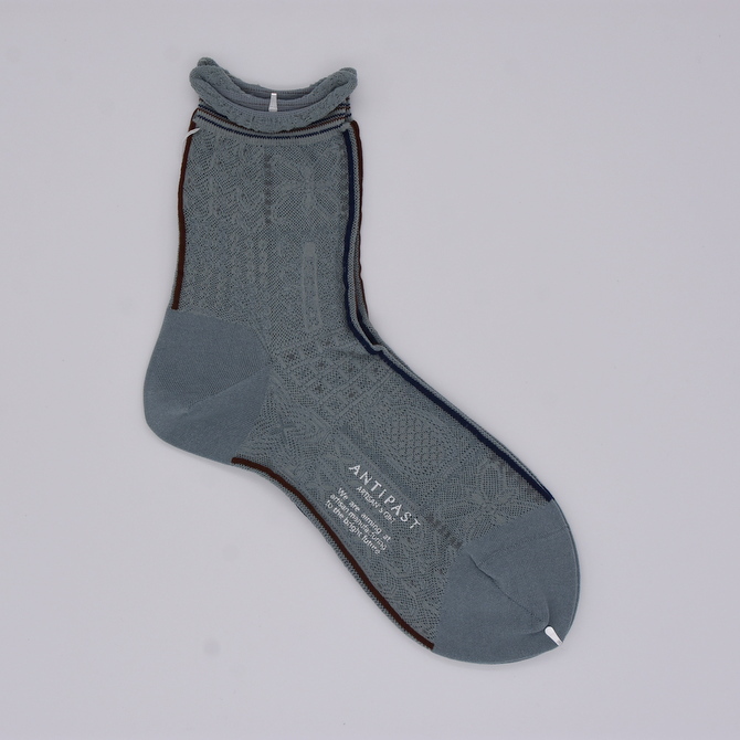 ANTIPAST (アンティパスト)/ BLOCK LACE SOCKS (2色展開) (6)