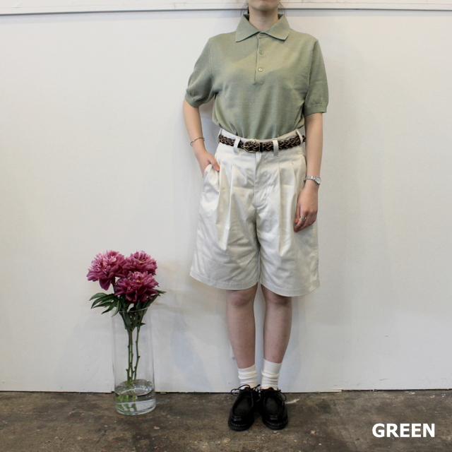 LENO&Co.(リノアンドコー) 【20SS】COTTON SILK KNIT POLO(2色展開)_L2001K002【Z】(6)
