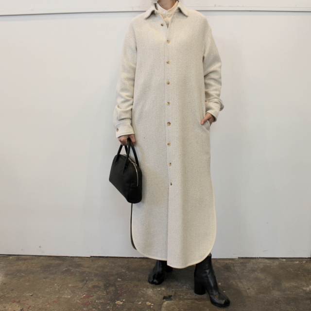 【30% off sale】AURALEE(オーラリー)【20AW】WOOL COTTON HEAVY MESH ONE-PIECE(2色展開)_A20AD01HM【K】(6)