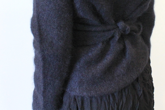 DANIELA GREGIS(ダニエラ グレジス) WRAP CARDIGAN_MI15-S321【K】(6)