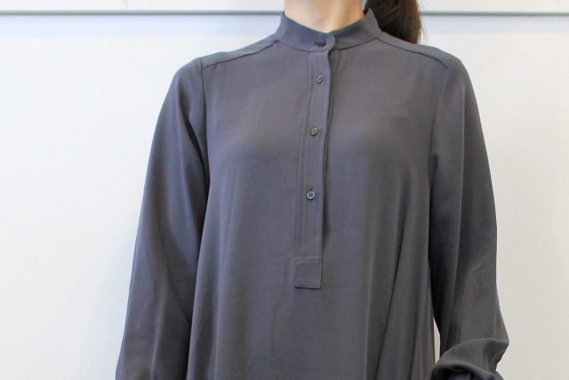 Graphpaper(グラフペーパー)【20 AW】Satin Band Collor Dress(2色展開)_GL203-60125B【K】(6)