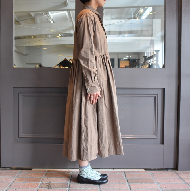 TOUJOURS(トゥジュー) Randam Pleated Shirt Dress #MM33DD03(6)