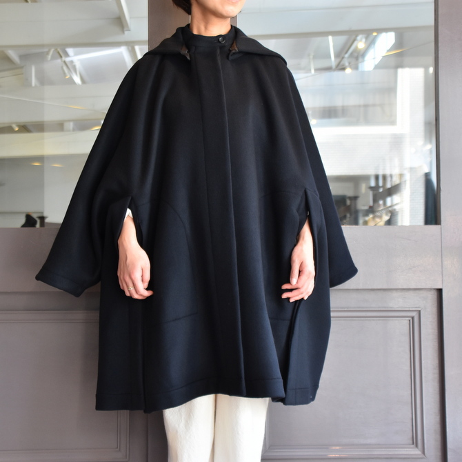 TENNE HANDCRAFTED MODERN(テン ハンドクラフテッドモダン) SUPER 180'S WOOL CAPE WITH HOOD #0020CT(6)