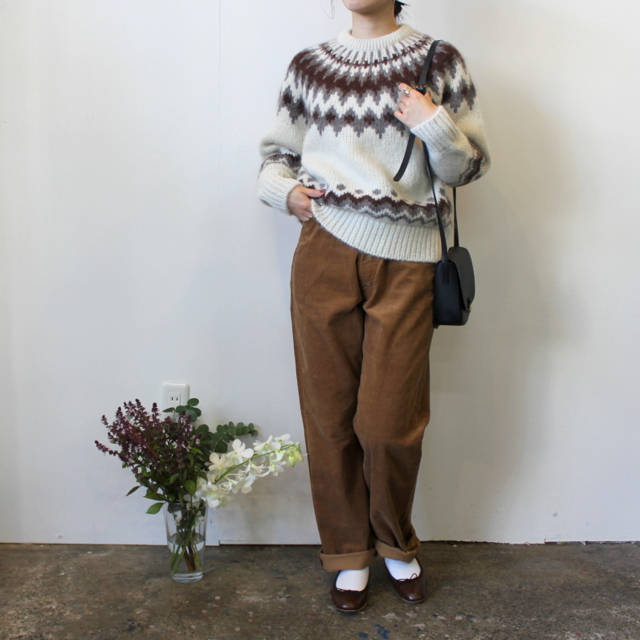 BATONER(バトナー)【20AW】women MOHAIR NORDIC CREW NECK(2色展開)_BN-20FL-054【K】(6)