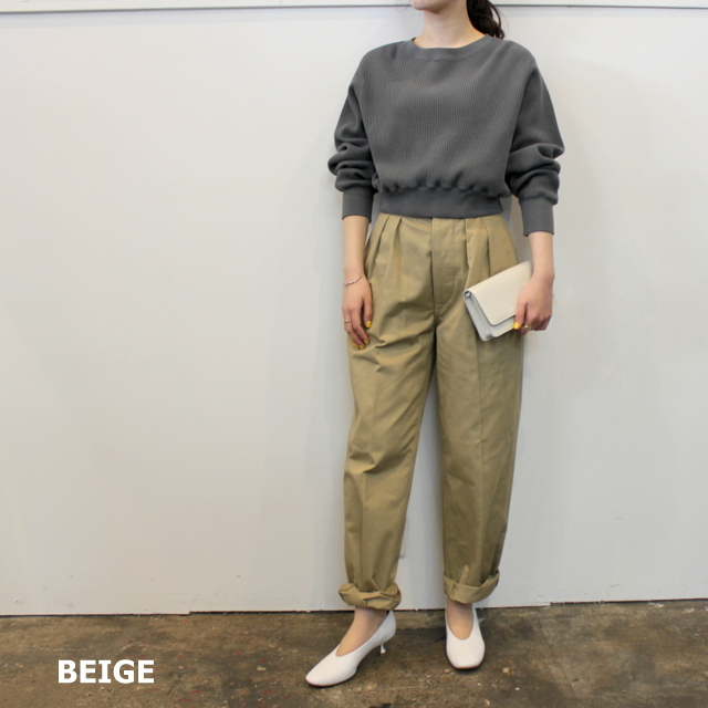 LENO&Co.(リノアンドコー) 【21SS】DOUBLE BELTED GURKHA TROUSERS(3色展開)_L2101PT001【K】(6)