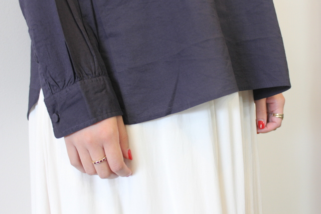 maison de soil(メゾンドソイル) BACK OPENING CREW SHIRT_NMDS19521【K】(6)