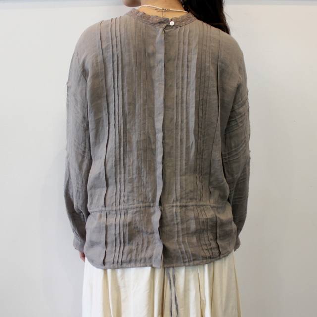 maison de soil(メゾンドソイル) LACE PINTUCK 2WAY SHIRT_NMDS21151【K】(6)