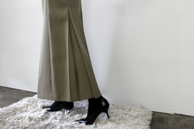 AURALEE(オーラリー) LIGHT WOOL MAX GABARDINE SKIRT_A21AS05MG【K】(6)