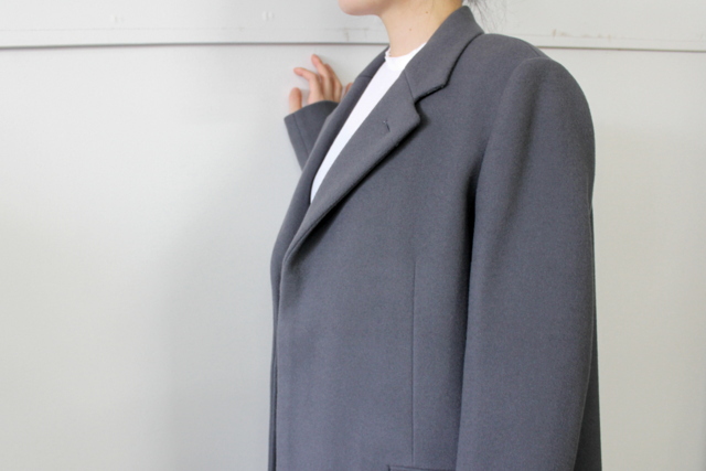 AURALEE(オーラリー) DOUBLE CLOTH LIGHT MELTON CHESTERFIELD COAT_A21AC03LM【K】(6)