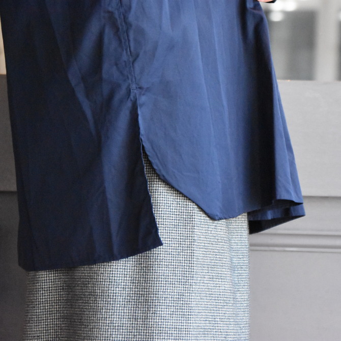 TOUJOURS(トゥジュー) Back Button Tucked bosom Long Shirt #MM35AS04(6)
