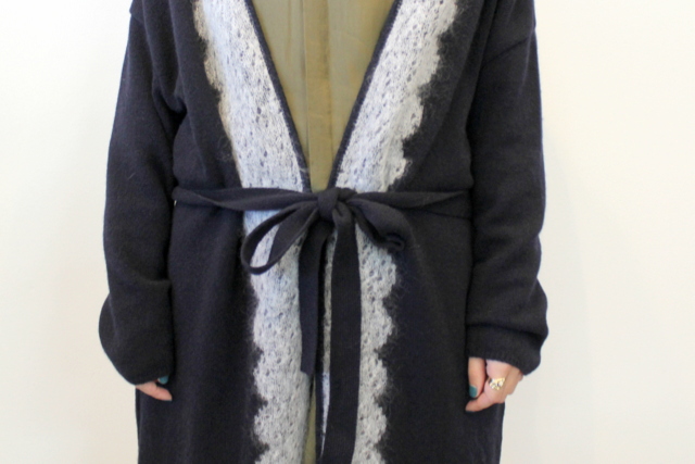 GASA*(ガサ) 雪を纏う レースロングカーディガン_13213-13305【K】(6)