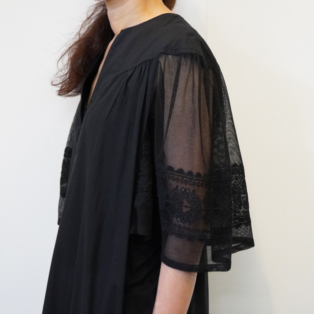 y40%OFFznormment(ƒm[ƒƒ“ƒg)COTTON VOIL EMBROIDERY DRESS#S23P-F163(6)