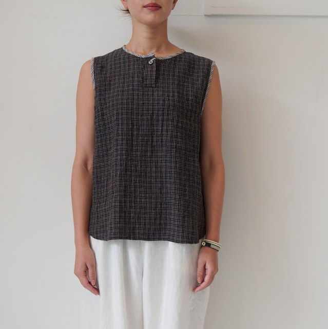 SARAH(サラ) SIMONE MINI CHECK LINEN S/ #C52999(6)