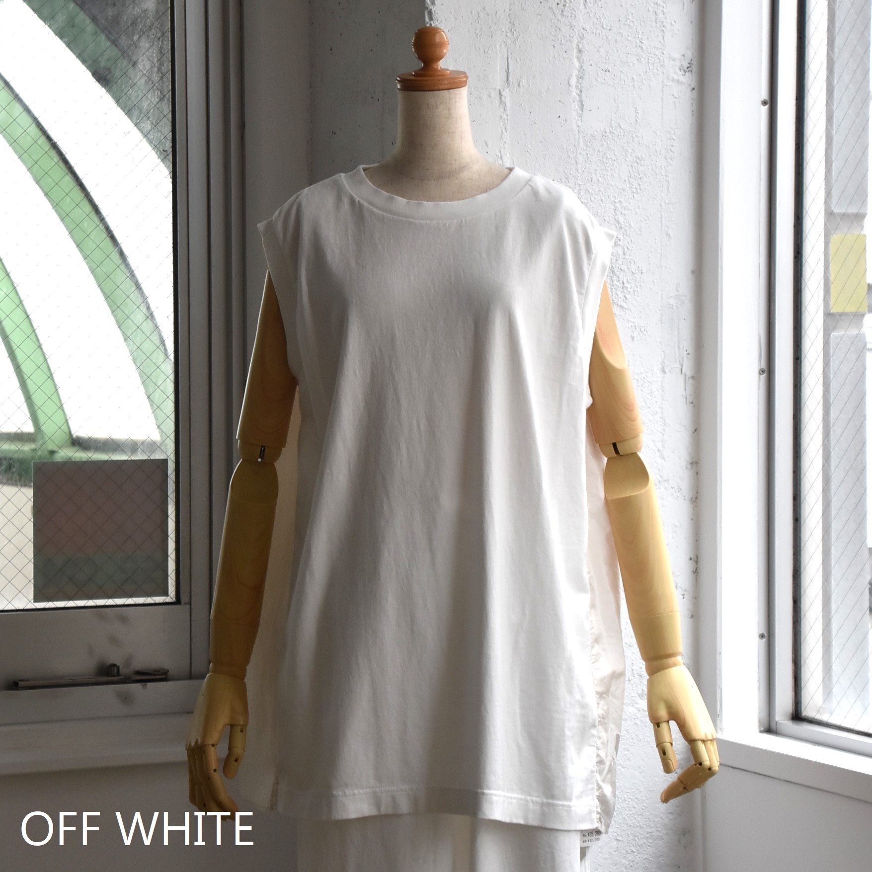 TOUJOURS(トゥジュー) / Sleeveless Combination T-shirt【2色展開】 #FM42XC09-AA(6)