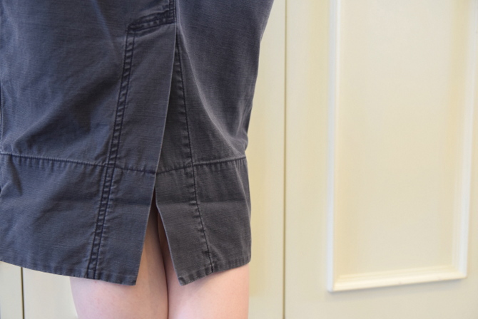 MADISONBLUE(マディソンブルー) SOFIE BACK SATIN TIGHT LONG SKIRT【K】(7)