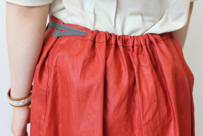 【40%OFF SALE】GASA*grue(ガサ グルー) ドローイングのためのボックススカート_41091-02412【K】(7)