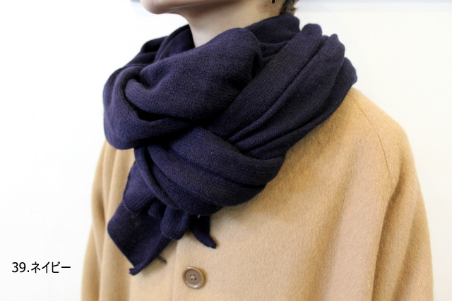 【30%OFF SALE】AN SPINNEN(スピネン) 【19AW】スーパーファインソフトカシミヤストール(6色展開)_ANS-WA0011【K】(7)