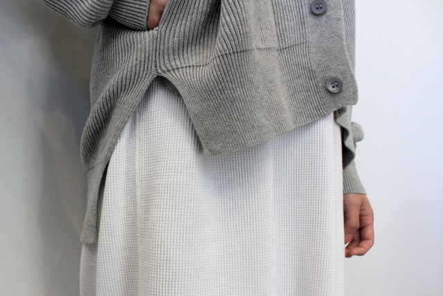 Graphpaper(グラフペーパー)【20 SS】High Density Cotton Knit Cardigan_GL201-80078【K】(7)