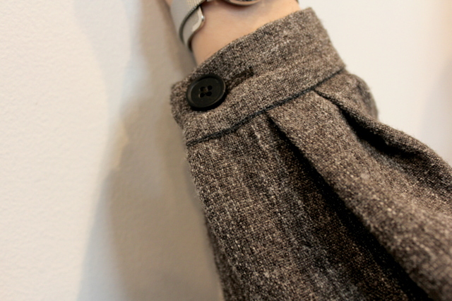 YAECA(ヤエカ)【20SS】ワークシャツドレス(BROWN)_99560【K】(7)