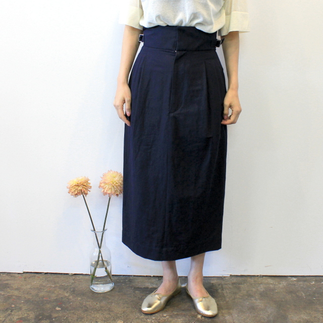 【30% off sale】YLÉVE(イレーヴ) 【20SS】C/L TWILL SKIRT(2色展開)_168-013008【K】(7)