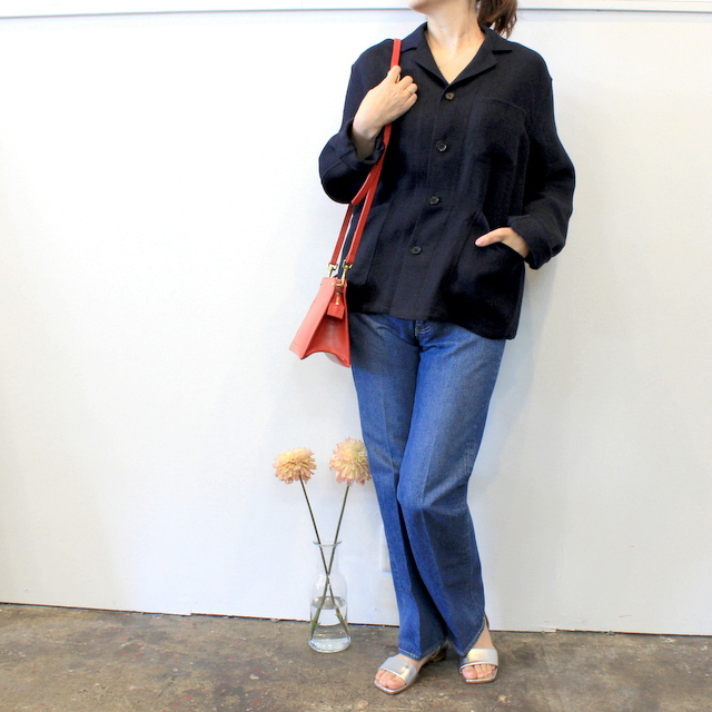 AURALEE(オーラリー) 【20SS】LINEN DOUBLE FACE BLOUZON _A20SB03WL【K】(7)