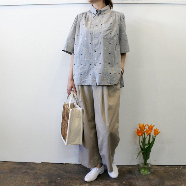 GASA*(ガサ) 【20SS】花ごろも short sleeve shirt_11201-15207【K】(7)