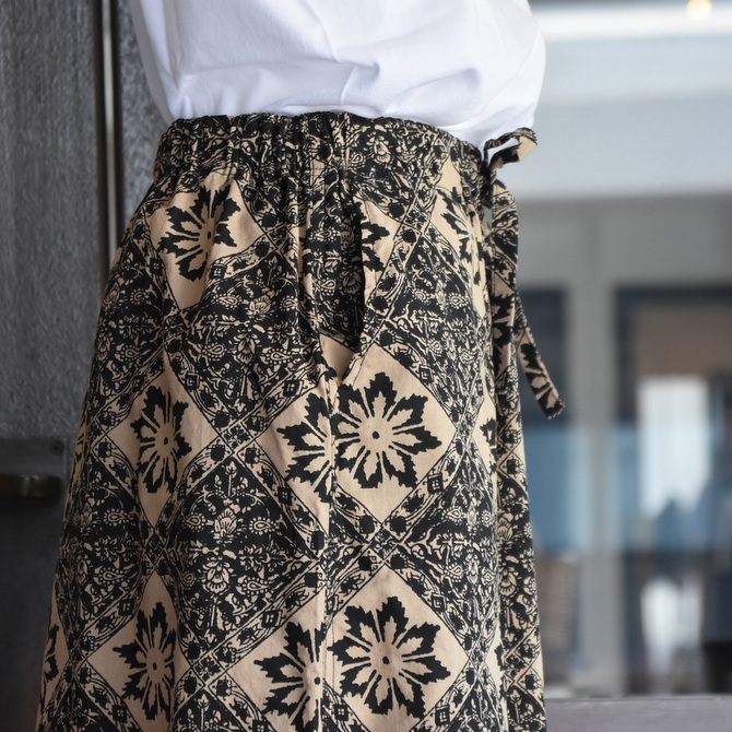 South2West8 String Skirt -Printed Flannel / Batik #GL837(7)