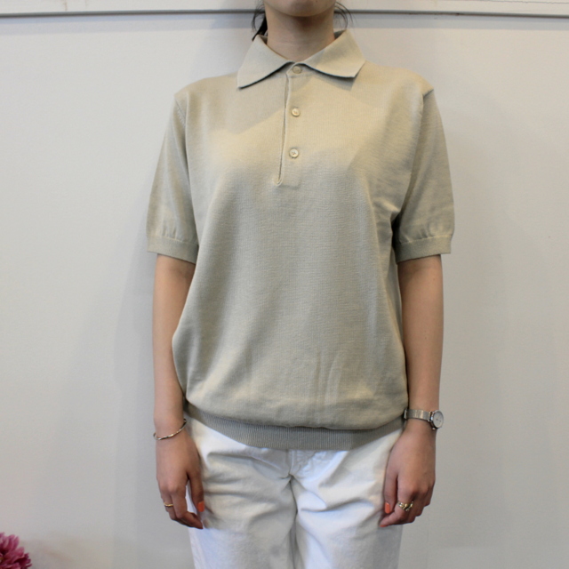 LENO&Co.(リノアンドコー) 【20SS】COTTON SILK KNIT POLO(2色展開)_L2001K002【Z】(7)