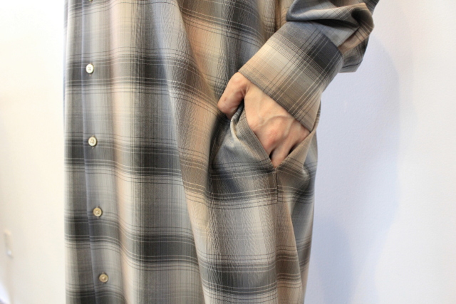 AURALEE(オーラリー)【20AW】SUPER LIGHT WOOL CHECK MAXI OP_A20AD02LC【K】(7)