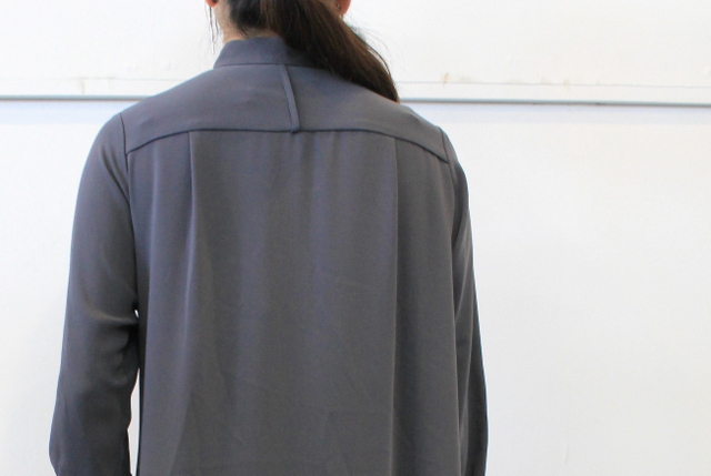 Graphpaper(グラフペーパー)【20 AW】Satin Band Collor Dress(2色展開)_GL203-60125B【K】(7)