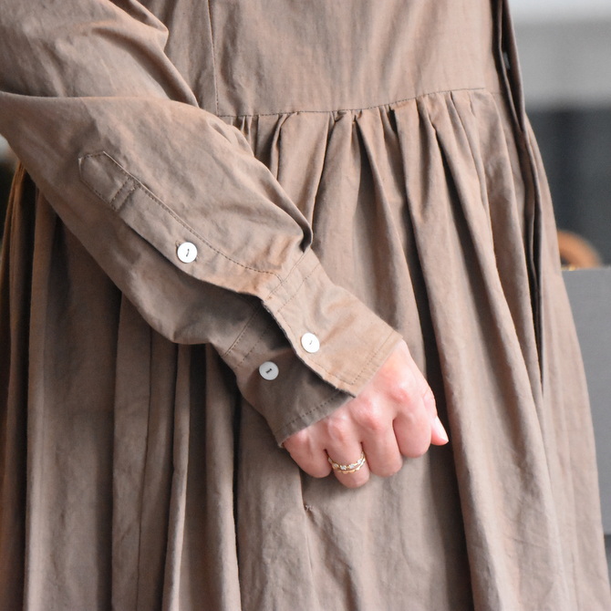 TOUJOURS(トゥジュー) Randam Pleated Shirt Dress #MM33DD03(7)