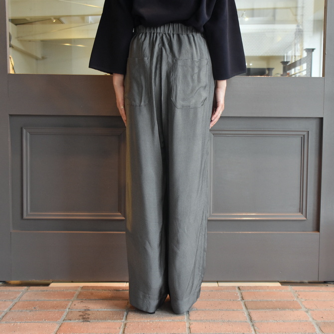 YLÉVE(イレーヴ) VISCOSE CHECK TROUSERS #168-0240021(7)