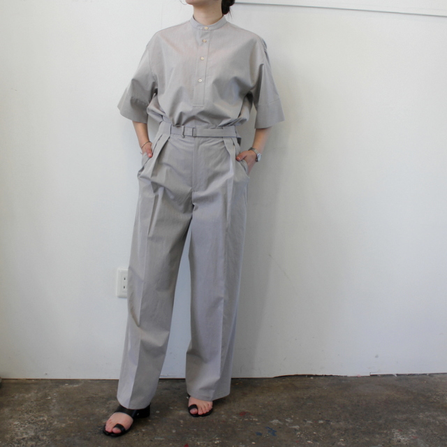 【40%OFF SALE】AURALEE(オーラリー)【21SS】WASHED FINX RIPSTOP CHAMBRAY BELTED PANTS_A21SP07FL【K】(7)