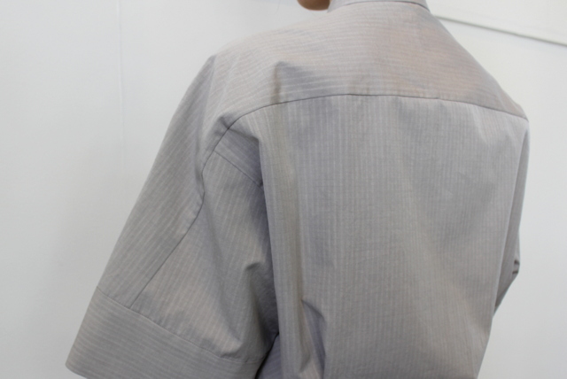 AURALEE(オーラリー)【21SS】WASHED FINX RIPSTOP CHAMBRAY HALF SLEEVED SHIRTS_A21SS06FL【K】(7)