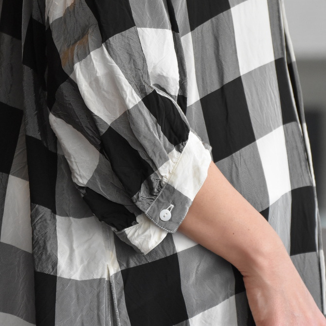TOUJOURS(トゥジュー) Half Bishop Sleeve Shirt Dress #TM34HD01(7)