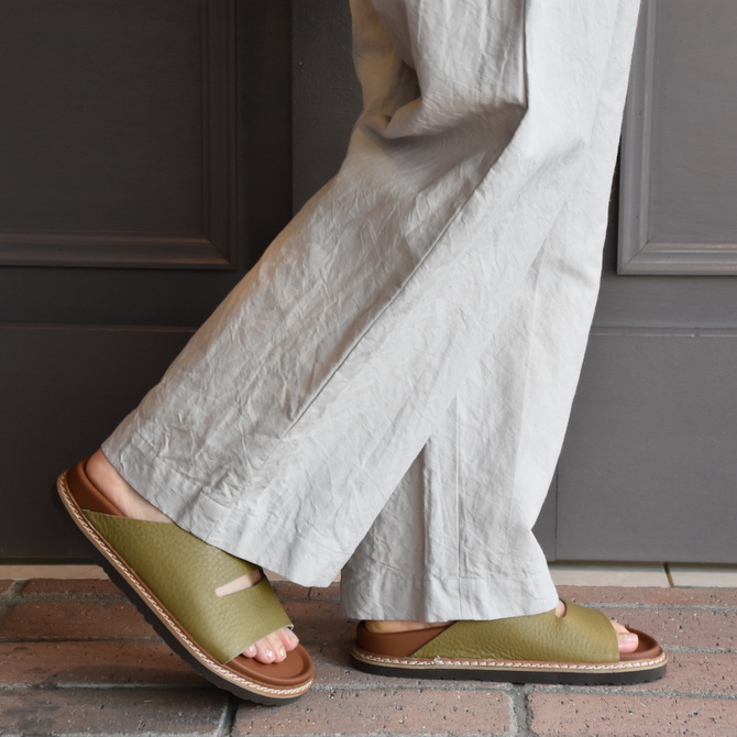 TOUJOURS(トゥジュー) Ramie*Cotton Chambray Twill Cloth Easy Trousers #KM34AP03(7)