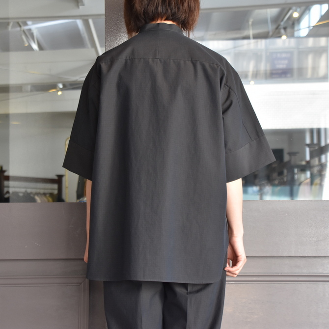 AURALEE(オーラリー) WASHED FINX RIPSTOP CHAMBRAY HALF SLEEVED SHIRTS #A21SS06FL(7)