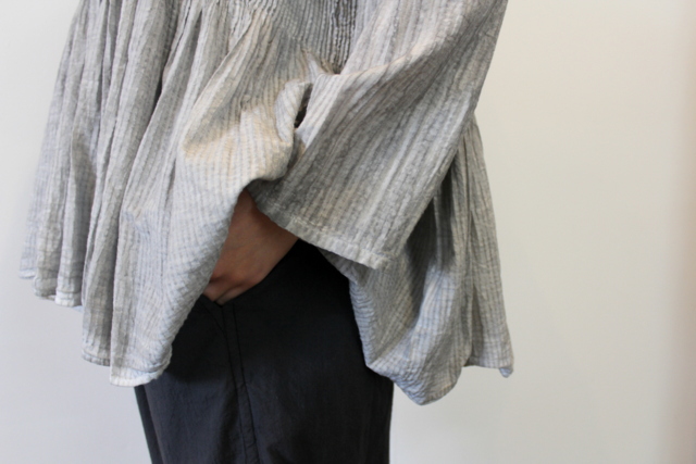 maison de soil(メゾンドソイル) MINI PINTUCK BLOUSE_NMDS21171【K】(7)
