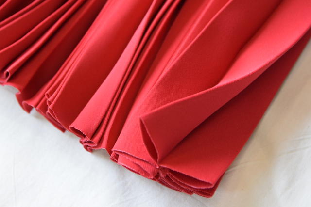 Graphpaper(グラフペーパー)【21AW】Satin Pleats Skirt(2色展開)_GL213-40129【K】(7)