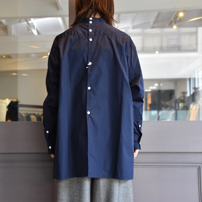 TOUJOURS(トゥジュー) Back Button Tucked bosom Long Shirt #MM35AS04(7)