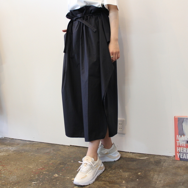 y22sszSTUDIO NICHOLSON(ƒXƒ^ƒWƒI ƒjƒRƒ‹ƒ\ƒ“) DRAPED SKIRT#5210221004(7)