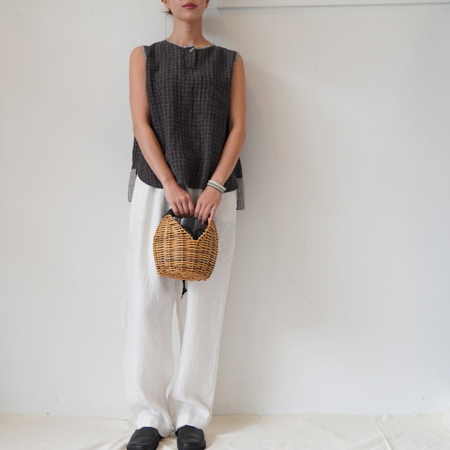SARAH(サラ) SIMONE MINI CHECK LINEN S/ #C52999(7)
