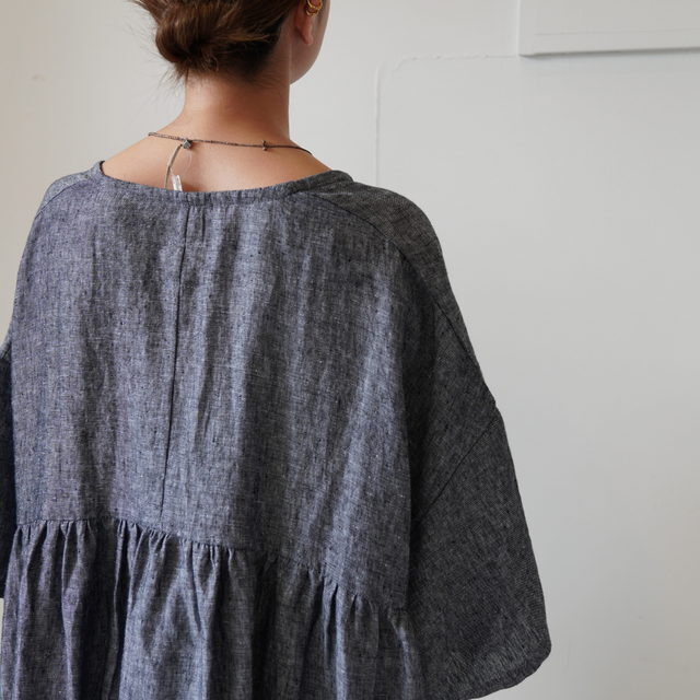 Worker's Nobility(ワーカーズ ノビリティ) VネックチュニックOP #PAINTERSHIRTS(7)