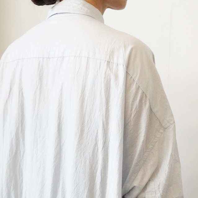 TOUJOURS(トゥジュー) RANDOM PLEATED HALF SLEEVE SHIRT DRESS #MM43RD04(7)