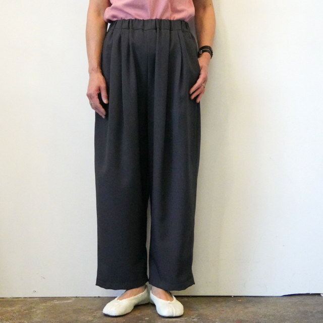 TRAVAIL MANUEL(トラバイユマニュアル) ドレープツイルバームパンツ#5059-511(7)