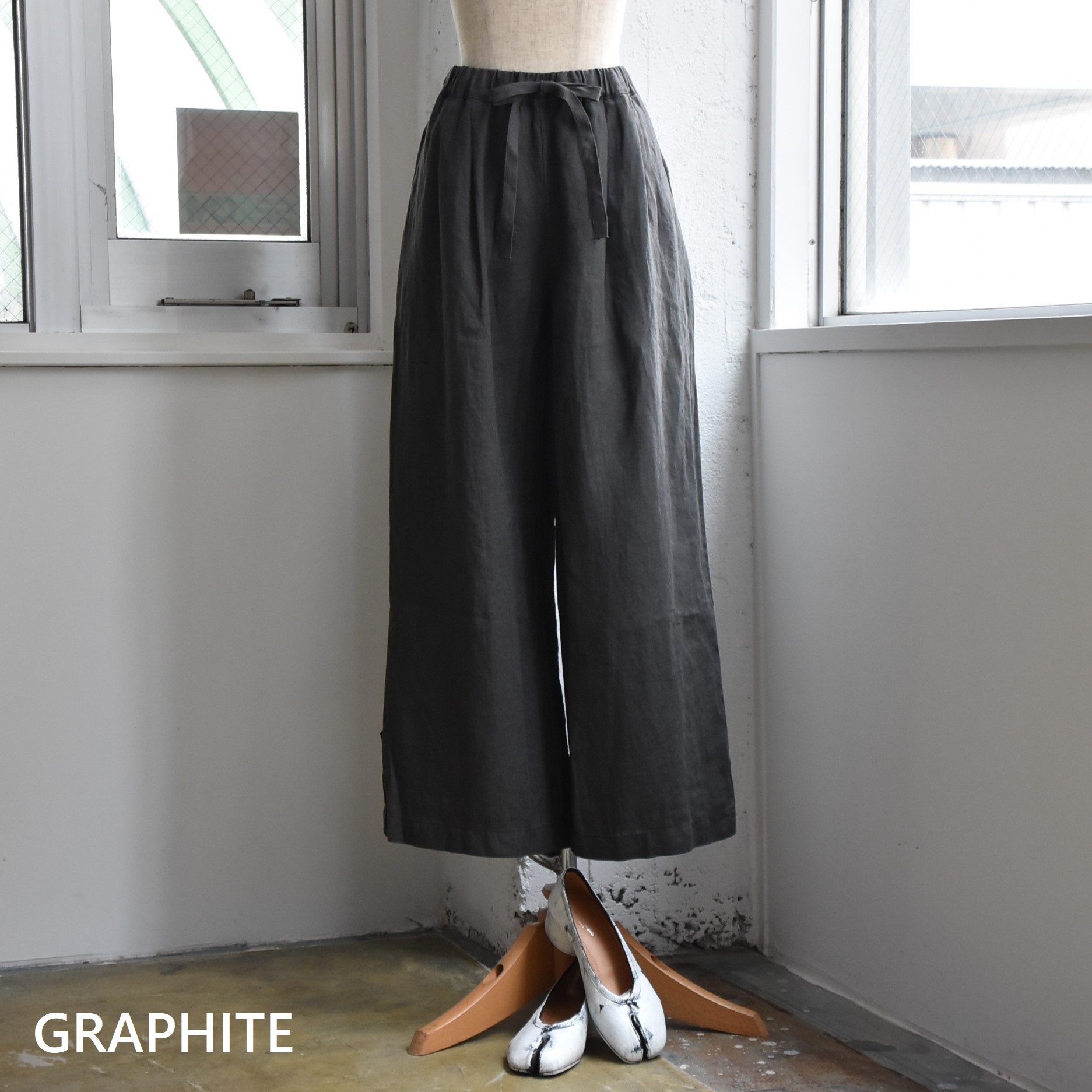 Kristensen DU NORD(クリステンセンドゥノルド) / リネンイージーワイドパンツ【2色展開】#K-244-AA(7)