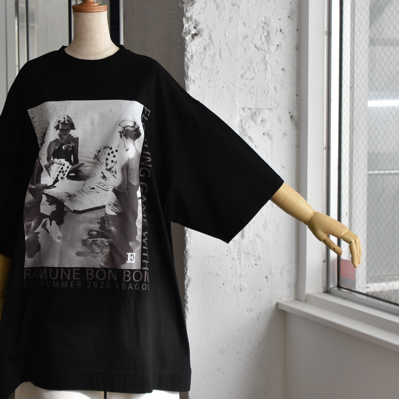 ebagos(エバゴス) / BigTシャツ オーガニックコットンプリント #55508BKGR-AA(7)