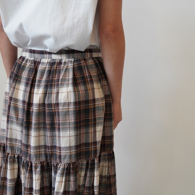 TOUJOURS(トゥジュー) / Raffled Maxi Skirt #TM42WK04(7)