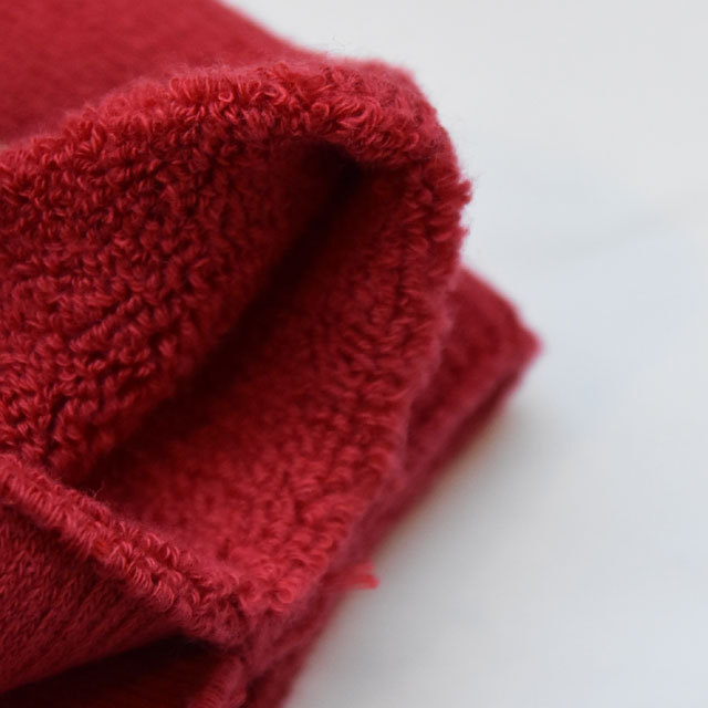 YAECA(ヤエカ) COTTON ソックス (WHITE / RED / NAVY)(8)