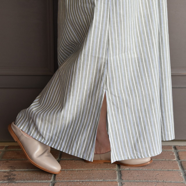 【40%off sale】 CristaSeya(クリスタセヤ)/ STRIPED MAXI SHIRT DRESS(8)
